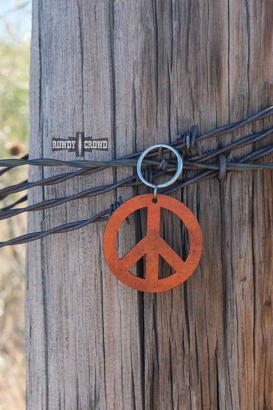 Peace to the World Keychain